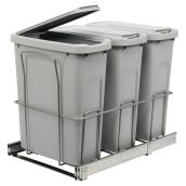 Poubelles coulissantes avec couvercles