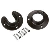 Supports pour tringle de penderie, 1 5/16