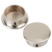 Embouts de tringle de garde-robe, 1 5/16", 2 pièces, nickel