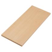 Knape & Vogt Maple Wood Shelf Board - Melamine - Laminated Particle Board - 24-in L x 10-in W x 5/8-in T