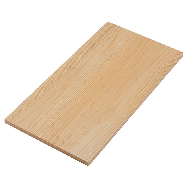 Knape & Vogt 1980 Decorative Shelf Board - Heavy-Duty Particleboard - Maple - 12-in W x 24-in L x 5/8-in T