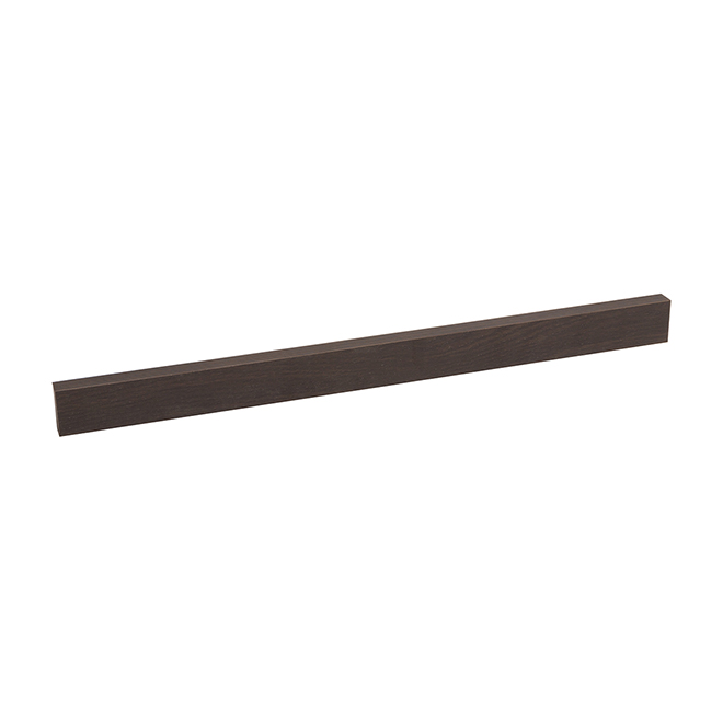 Knape & Vogt Closet Culture Decorative Shelf Ledge - Wood - Espresso - 2 1/2-in H x 23-in W x 3/4-in D