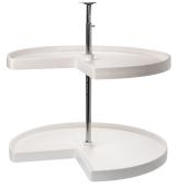 Real Solutions Lazy Suzan cabinet turntable - plastic - white
