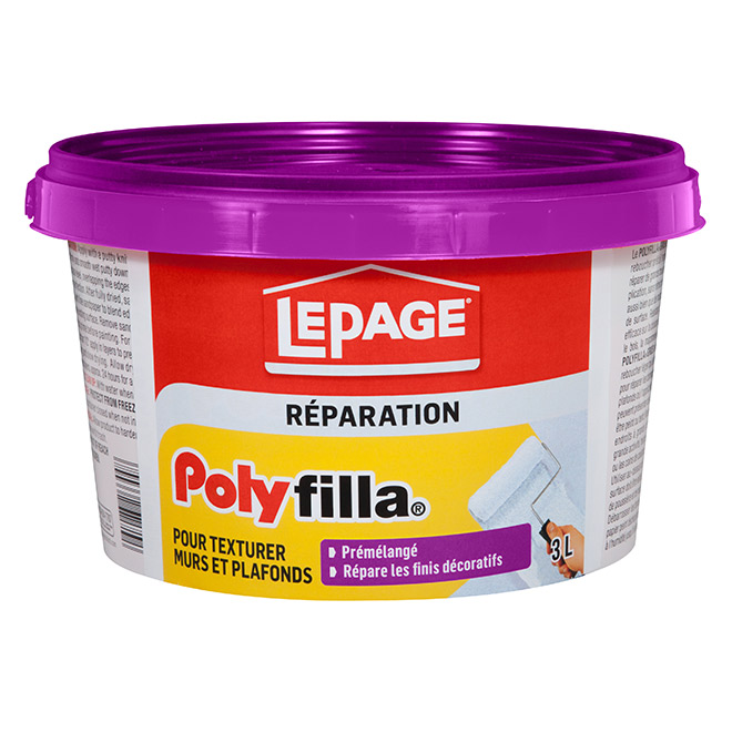 Composé préparation des murs Polyfilla LePage, 3 l