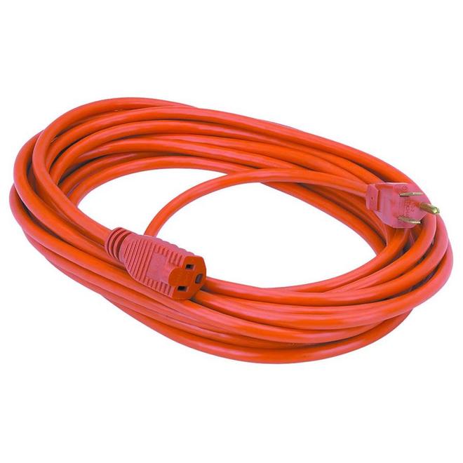 Woods 98.4-ft 10 Amp 125-Volt 1-Outlet 16-Gauge Orange Outdoor Extension Cord