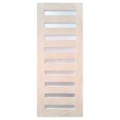 Porte française en pin à 9 carreaux, 30