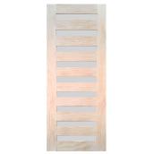Porte française en pin à 9 carreaux, 32