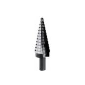 Irwin Unibit Fractional Step Drill Bit - #4 3/8-in - Hex Shank - 12 Hole Sizes - Speed Point