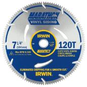 Irwin Marathon Panneling Circular Saw Blade - 7 1/4-in Dia - 120 Tooth - Symmetric 60? Hook Angle