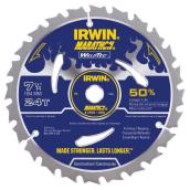 Lame de scie circulaire IRWIN Marathon avec Weldtec 7-1/4 po 24 dents