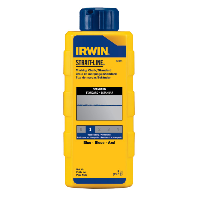 Irwin Standard Marking Chalk - 8 oz. - Blue