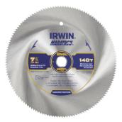 Lame de scie circulaire IRWIN Marathon 7-1/4" 140 dents en carbone continu