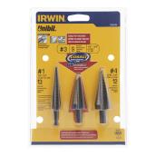 IRWIN Unibit 3-Piece Step Bit Set