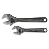 IRWIN Vise-Grip 6 and 8-in Black Oxide Adjustable Wrench - 2-Pack