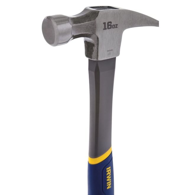 Irwin Framing Hammer Steel 16 oz Blue