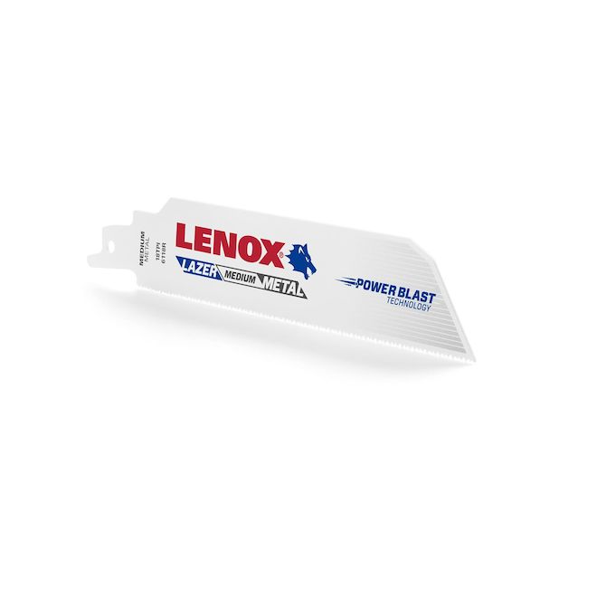 Lenox Lazer Metal cutting Reciprocating Saw Blade 5-Pack po 18 TPI  201746118R RONA