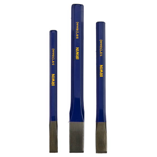 Irwin Steel Cold Chisels - Package of 3