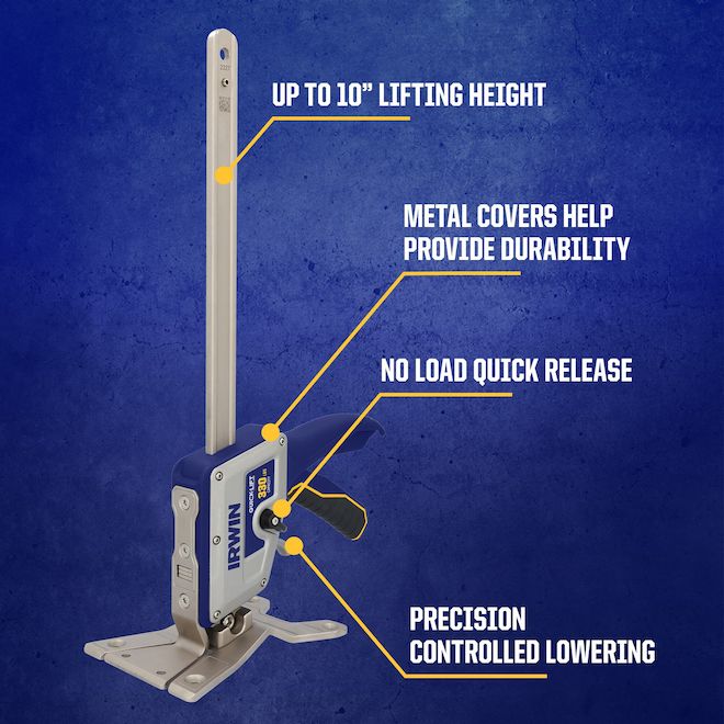 IRWIN QUICK-LIFT Construction Jack - 330-lb