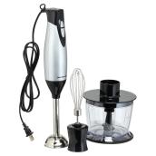 2-Speed Immersion Blender - 3-in-1 - 3 Pieces - Silver/Black