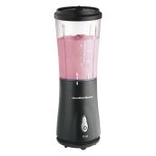 Mélangeur individuelle avec couvercle à boire, 14 oz, noir