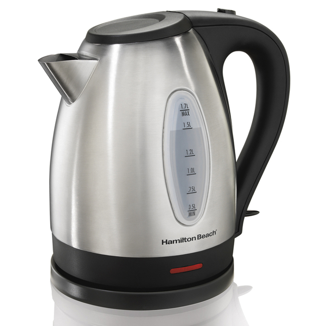 Image of Hamilton Beach | 1.7-L Stainless Steel Cordless Electric Kettle | Rona