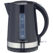 Bouilloire électrique sans cordon, 1,7 l, noir