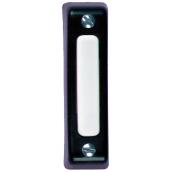 Wired Push Button Door Chime - Plastic - Black and White