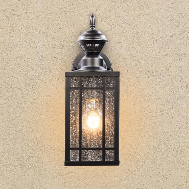 Globe Exterior Wall Lantern - Black