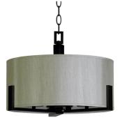Jaelyn 3-light pendant -  ceiling or suspension light - bronze-finish metal