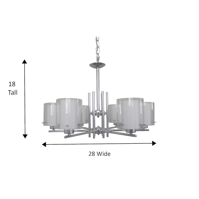 Uberhaus 6-Light Pendant Light - Dominic - 28"