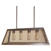 "Edison" 4-Light Pendant Light - 29.75"