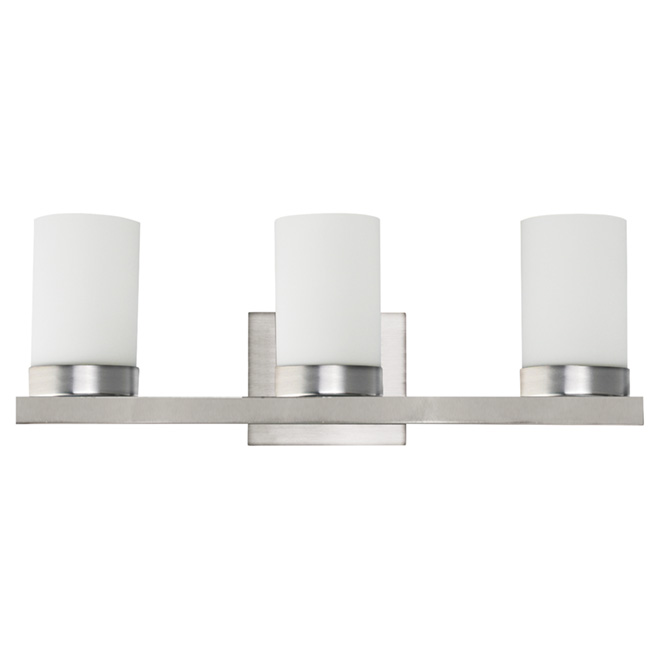 Uberhaus Vanity Light Harvey 3 Lights Wall Mount Satin