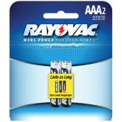 Rayovac High Energy Alkaline AAA Batteries (2-Pack)