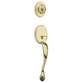 Weiser Augusta SmartKey Keyed Entry Handleset (Polished Brass)