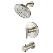 Pfister Fullerton Tub and Shower Faucet 1 Lever 7.57-L/min Brushed Nickel