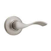 Weiser Belmont Satin Nickel Passage Lever Handle with Microban Protection