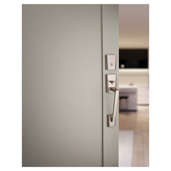 Weiser Camino Entrance Gripset - Satin Nickel