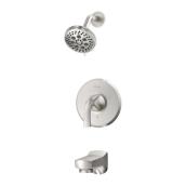 Karci 1-Handle Tub and Shower Faucet Brushed Nickel