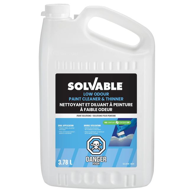 Solvable Low Odour Paint Thinner & Thinner - 3.78 L