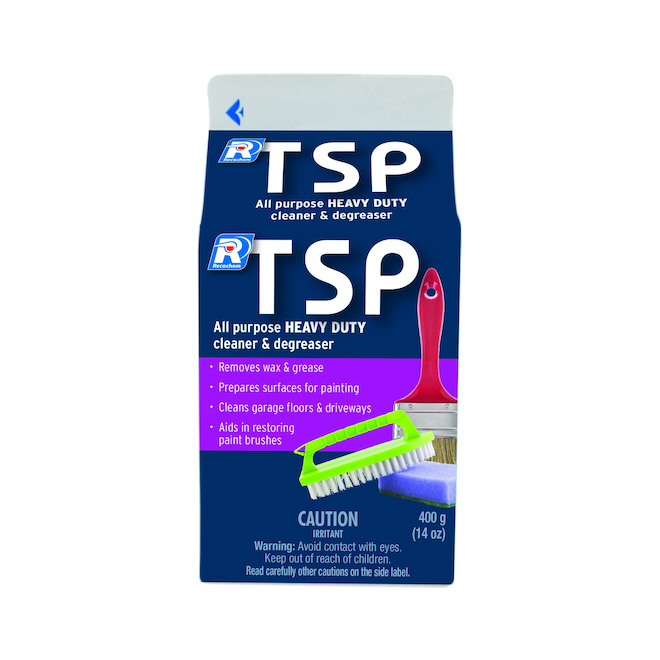 T.S.P. All-Purpose Heavy-Duty Powder Cleaner - Degreaser - Trisodium Phosphate - Dilutable - 400 g