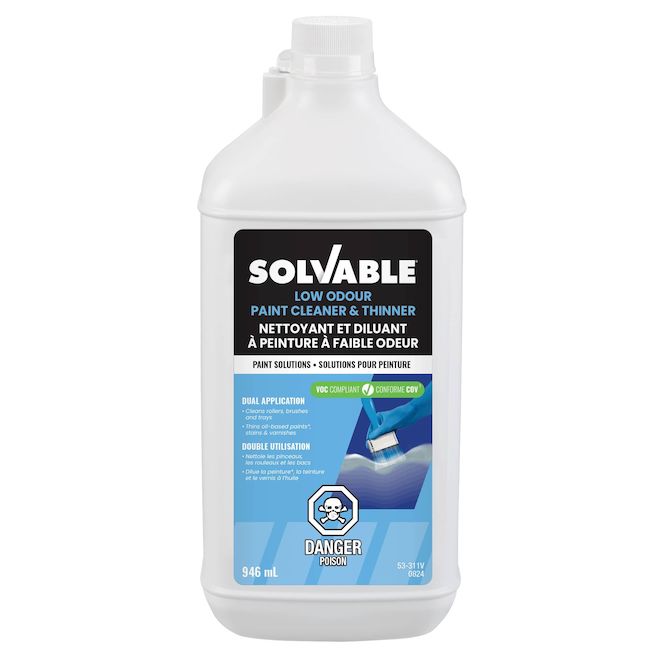 Solvable Low Odour Paint Thinner & Thinner - 946 ml
