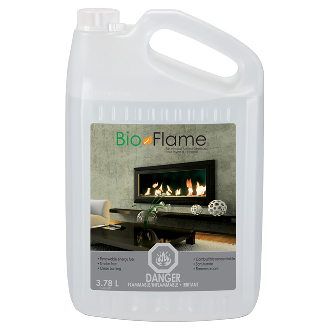 Alcool bio 100 % 3 x 1 l – Bio-éthanol pour cheminées à alcool, feux de