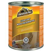 Armor All Clear Coat Wood Preservative - Zinc Naphthenate Base - Exterior Use - 946 mL