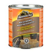 Armor All Wood Preservative - Mocha Brown - Exterior Use - 946 mL