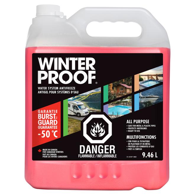Winter Proof(TM) Water System Antifreeze - 9.46 L - Pink