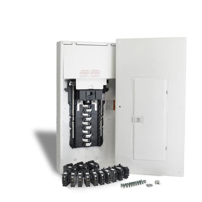 Homeline 40-Circuit 20-Space 200 Amp Main Breaker Load Center (Value Pack)