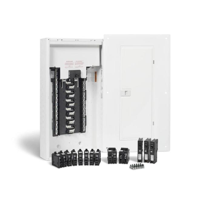 Panneau électrique avec disjoncteur Square D 100 A, blanc 48 circuits 24 espaces