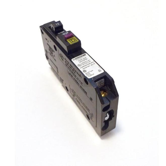 Square D Qo 15 Amp 1-Pole Dual Function Afci/Gfci Circuit Breaker