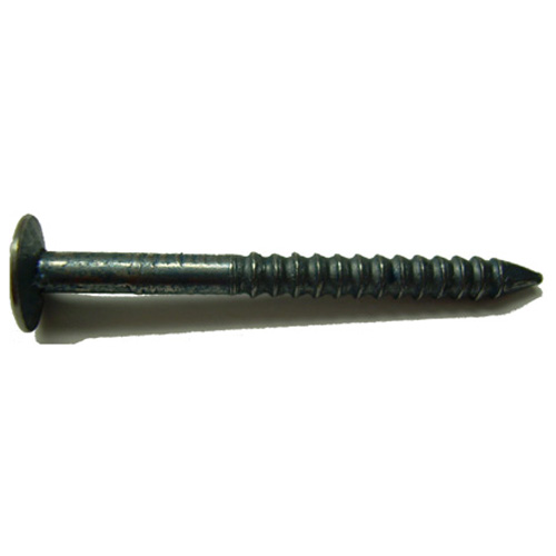 Duchesne Flat-Head Drywall Nails - 1 1/2-in L - Ringed Shank - Blued Steel - 250 Per Pack