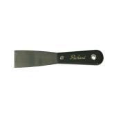 Couteau à mastic flexible Richard, noir, lame en acier dur de 1 1/2 po l., manche en polypropylène